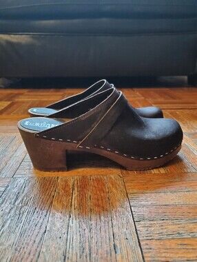 Sandgrens Fudge Dublin Classic Clog Mule US Size 8.5/9, EU 39/40